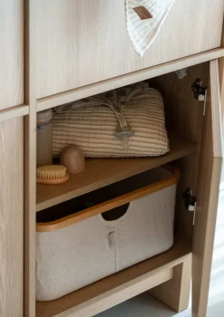 Aufbewahrungskorb 'Kyo' Beige Natural