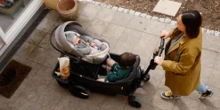 Autositz Adapter (Cybex/Maxi-Cosi/Nuna) schwarz