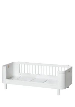 Babybett 'Wood Mini+' Weiß 122-162 x 68 cm
