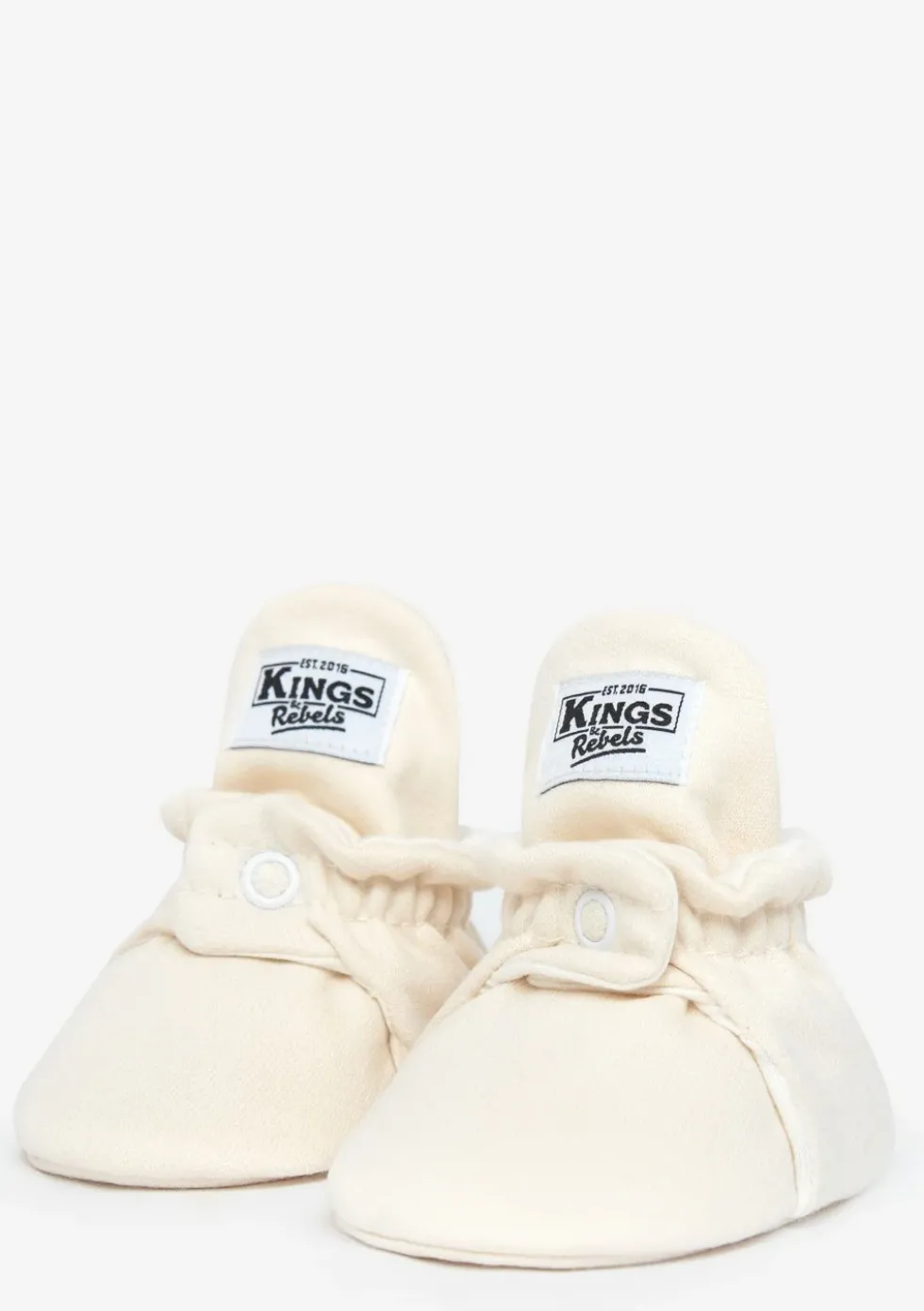 Baby Booties Cotton Cream
