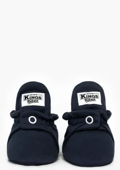 Baby Booties Cotton Navy