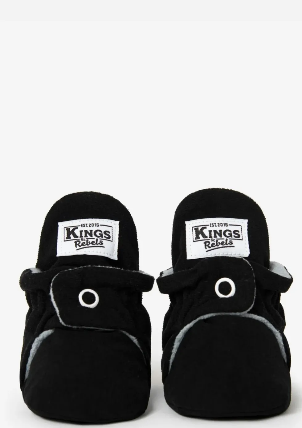 Baby Booties Gamuza Black