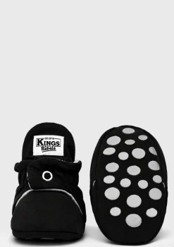 Baby Booties Gamuza Black