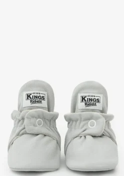Baby Booties Gamuza Grey