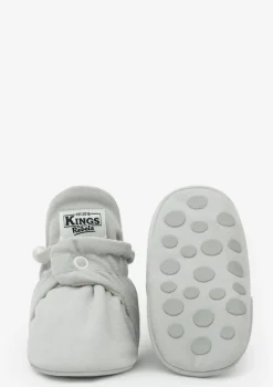 Baby Booties Gamuza Grey