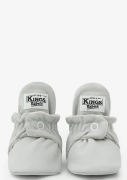 Baby Booties Gamuza Grey