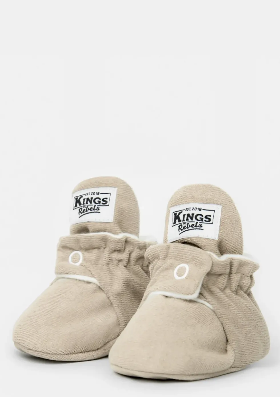 Baby Booties Gamuza Ivory