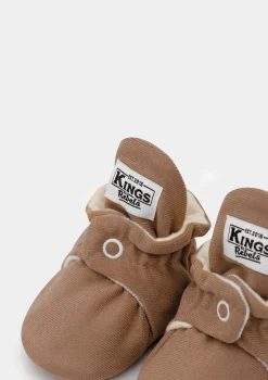 Baby Booties Gamuza Mocha