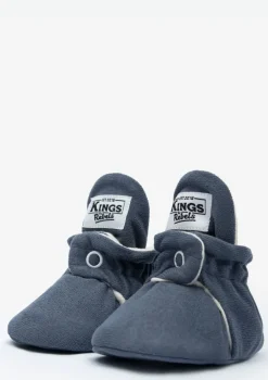 Baby Booties Gamuza Night Blue