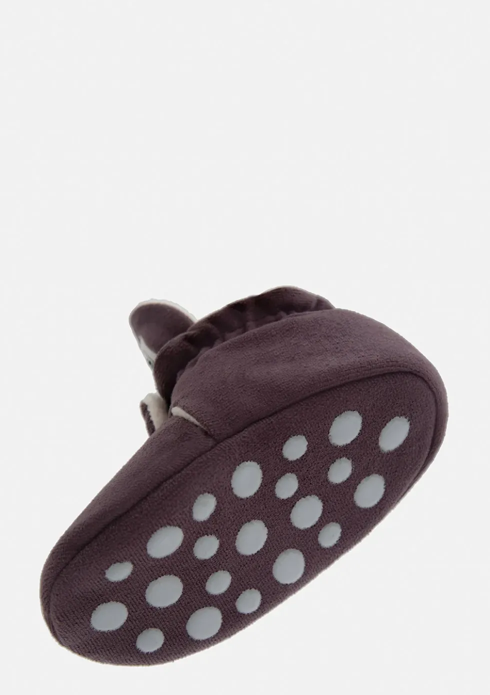 Baby Booties Gamuza Plum