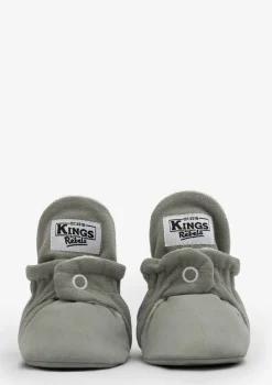 Baby Booties Gamuza Stone