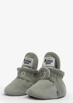 Baby Booties Gamuza Stone