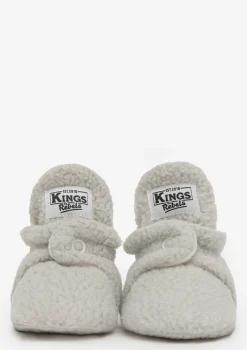 Baby Booties Teddy Grau
