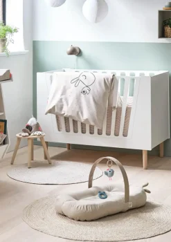 Babykissen mit Aktivitätsbogen 'Cozy Lounger' Raffi sand