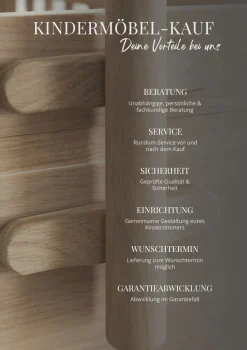 Baby- & Kleinkind-Wippe 'Wood' Eiche/weiß