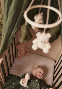 Baby Mobile 'Teddy Bear' Leaf Green