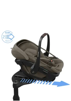 Babyschale 'Coral Slide Pro' Oak Truffle