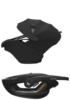 Babyschale 'Coral Slide Pro' Onyx Black