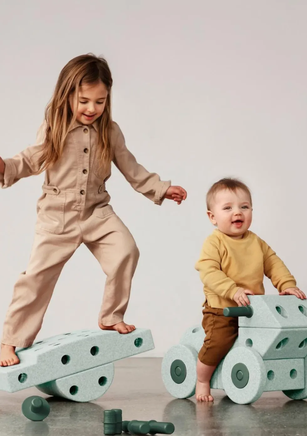 Bauspielzeug 'Dreamer-Set' 34-teilig Ocean Mint / Forest Green
