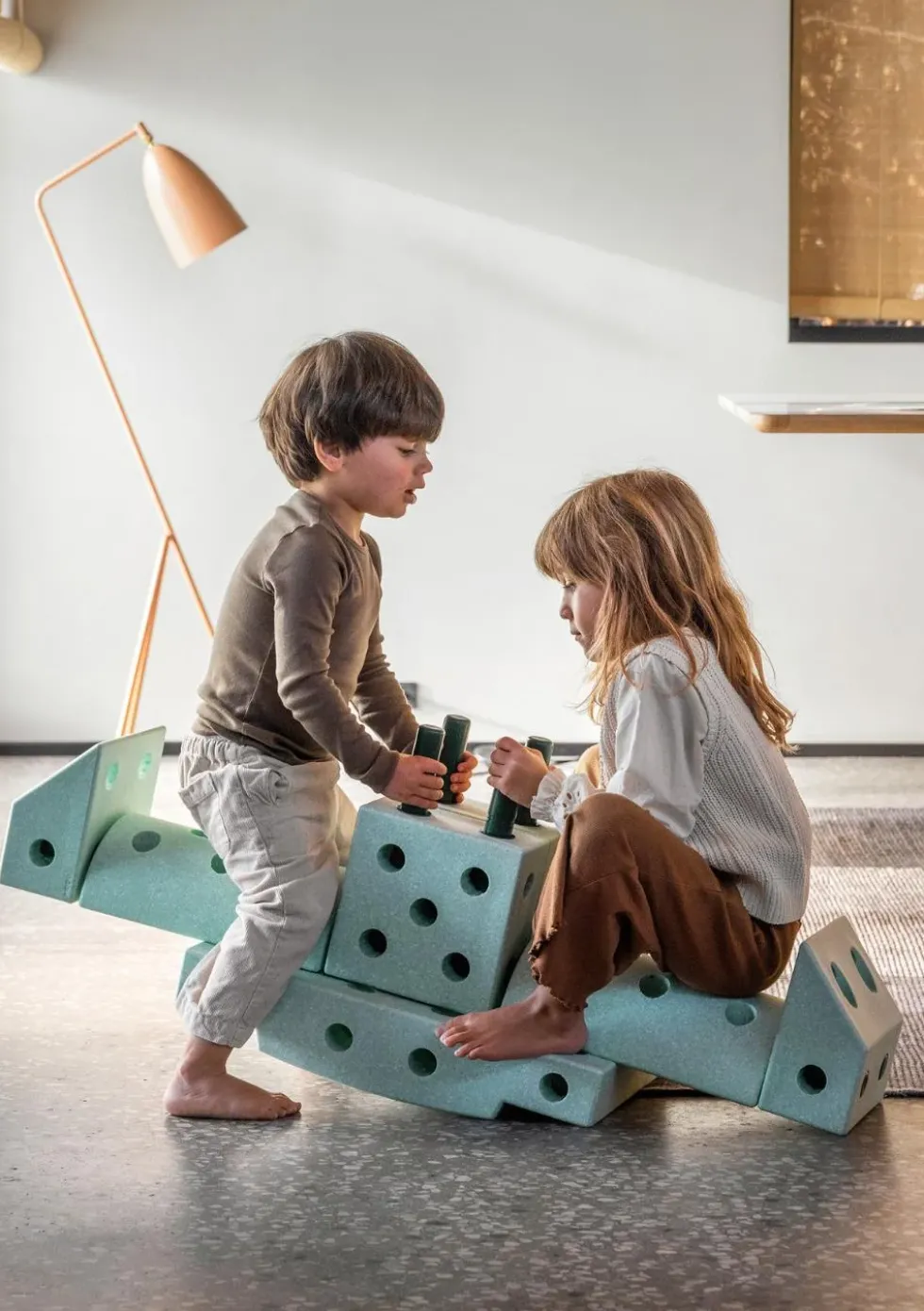 Bauspielzeug 'Dreamer-Set' 34-teilig Ocean Mint / Forest Green