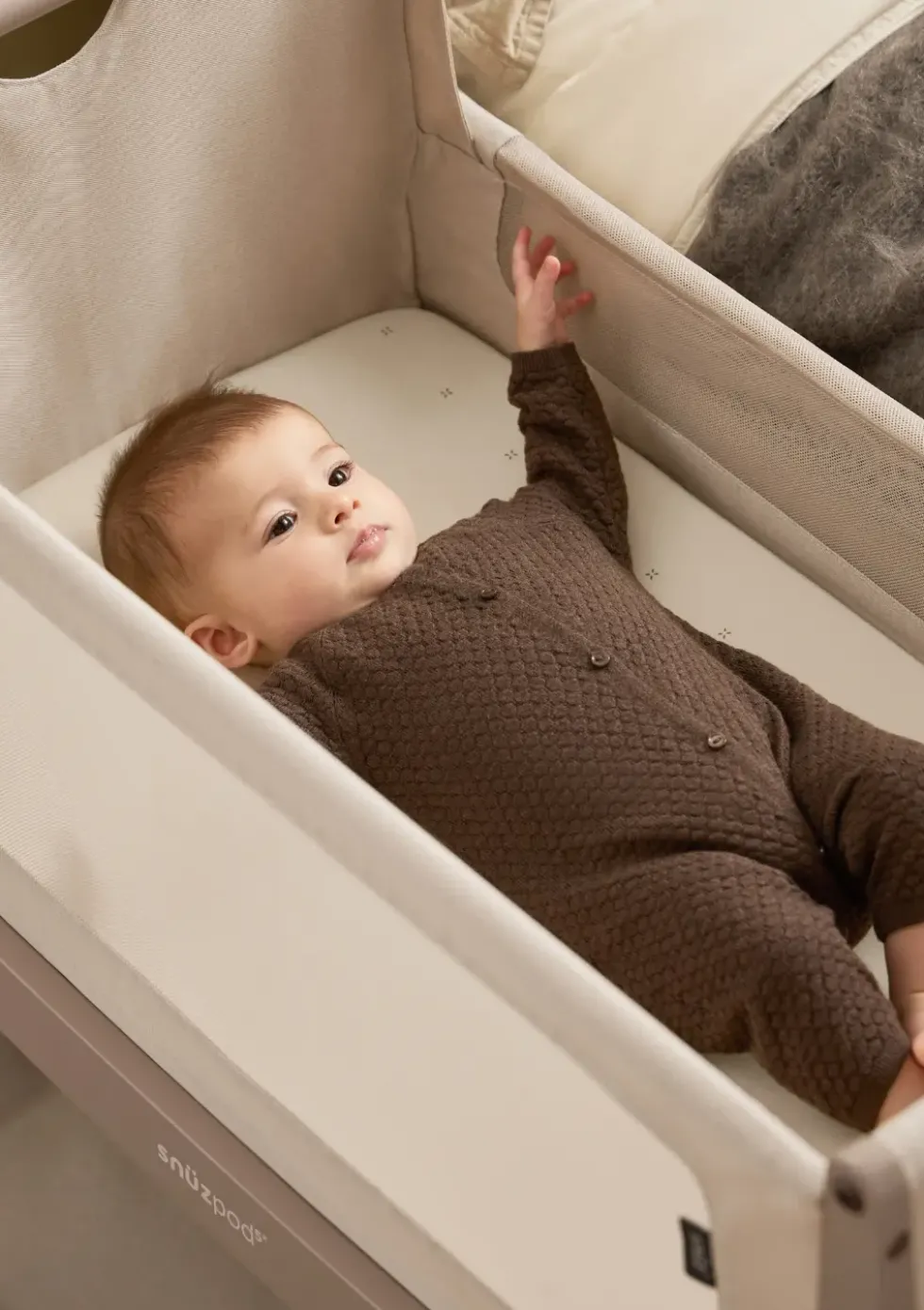 Beistellbett 'SnüzPod 5' Mocha