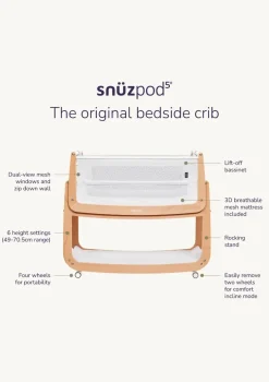 Beistellbett 'SnüzPod 5' Weiß