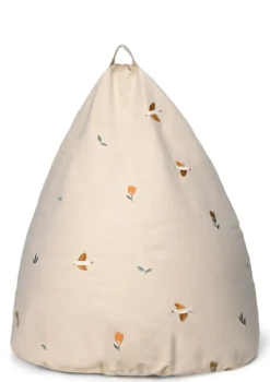 Bestickter Sitzsack 'Bay' Songbirds