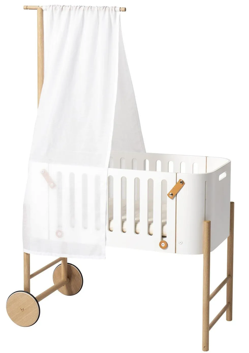 Betthimmel für Beistellbett 'Wood' Weiß