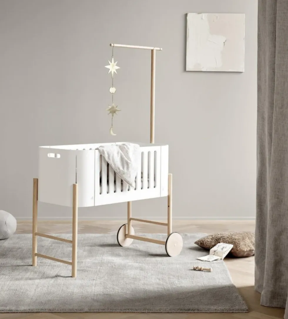 Betthimmel für Beistellbett 'Wood' Weiß