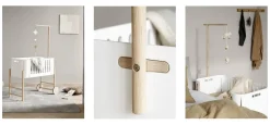 Betthimmel für Beistellbett 'Wood' Weiß