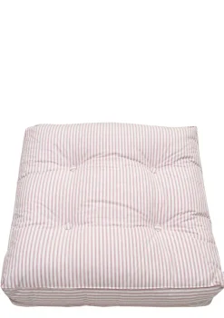 Bodenkissen für Hochbett 'Seaside' rosa Streifen