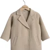 Cashmere Kindermantel stone