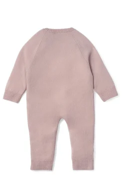 Cashmere Strampler dusty mauve