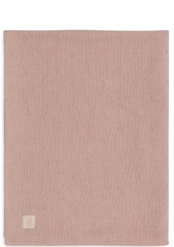 Decke Wiege 'Cosy Knit' Wild Rose 100 x 75 cm