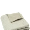 Decke Wiege 'Grain Knit' Velvet Olive Green 100 x 75 cm