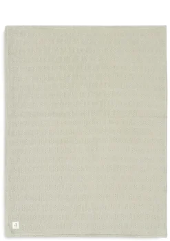 Decke Wiege 'Grain Knit' Velvet Olive Green 100 x 75 cm