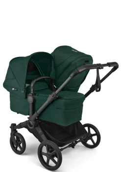 Donkey 6 Double' Bundle – Unverzichtbares Kinderwagen-Set Fern Green