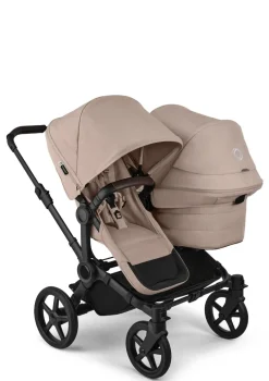Donkey 6 Double' Bundle – Unverzichtbares Kinderwagen-Set Desert Taupe