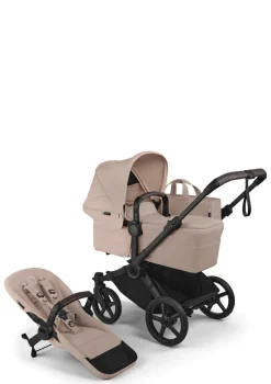 Donkey 6 Double' Bundle – Unverzichtbares Kinderwagen-Set Desert Taupe