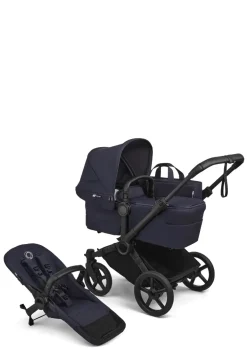 Donkey 6 Double' Bundle – Unverzichtbares Kinderwagen-Set Deep Indigo