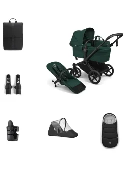 Donkey 6 Single' Bundle – Unverzichtbares Kinderwagen-Set Fern Green