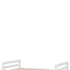 ECO Luxury' Einzelbett ohne Bettgitter weiß 120 x 200 cm