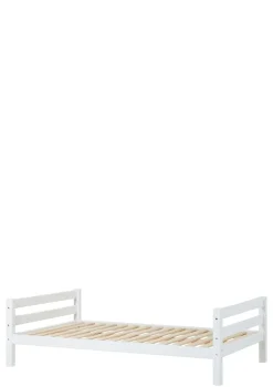 ECO Luxury' Einzelbett ohne Bettgitter weiß 120 x 200 cm