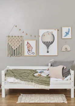 ECO Luxury' Einzelbett weiß 160 x 70 cm