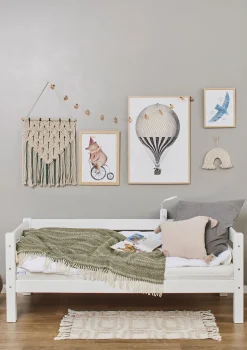 ECO Luxury' Einzelbett weiß 160 x 70 cm