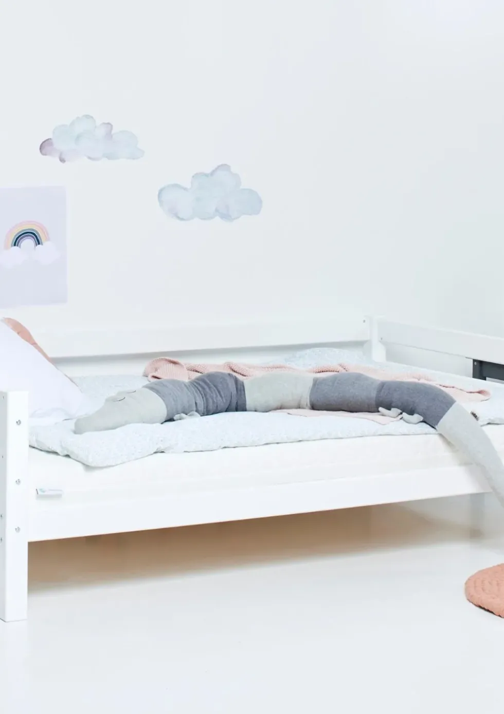ECO Luxury' Einzelbett weiß 200 x 120 cm