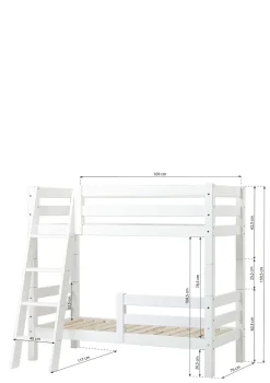 ECO Luxury' Etagenbett weiß 160 x 70 cm