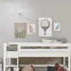 ECO Luxury' Halbhochbett weiß 200 x 90 cm