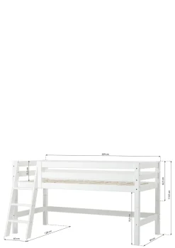 ECO Luxury' Halbhochbett weiß 200 x 90 cm