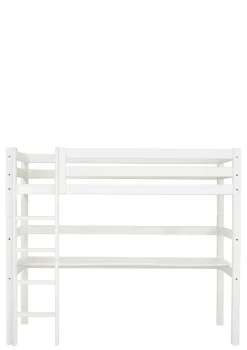 ECO Luxury' Hochbett mit Schreibtisch weiß 200 x 90 cm